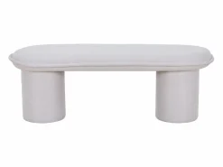 Vente-unique Banco de tela de color - ELAMIU Beige Discount