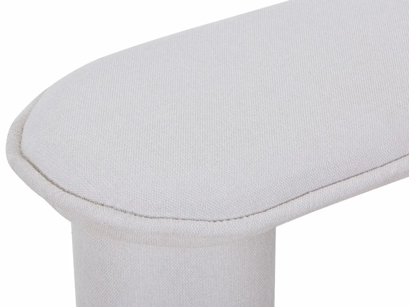 Vente-unique Banco de tela de color - ELAMIU Beige Discount