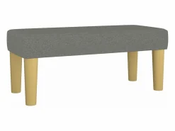vidaxl Banco Y Pie De Cama|Banco Y Pie De Cama|Banco de tela oscuro 70x30x30 cm