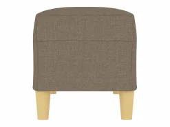 vidaxl Banco Y Pie De Cama|Banco Y Pie De Cama|Banco de tela gris taupe 100x35x41 cm