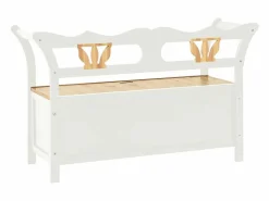 vidaxl Banco Y Pie De Cama|Banco Y Pie De Cama|Banco madera maciza abeto blanco 107x45x75,5 cm