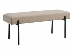 House Nordic Banco Y Pie De Cama|Banco Y Pie De Cama|Banco marrón con pies negros 100 x 36 x 42.5 cm