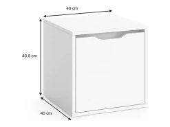 Vicco Zapatero|Mueble De Almacenaje|Banco para zapatos 40x40x40.6 ruben