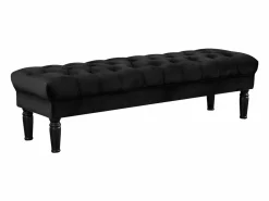 Vente-unique Banco Y Pie De Cama|Banco Y Pie De Cama|Banco pie de cama barroco de terciopelo RINALDO