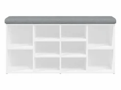 Banco zapatero 102x32x50 cm madera de ingeniería^vidaxl Clearance