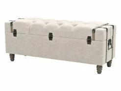 vidaxl Bancos de almacenamiento 3 piezas madera y acero 112x37x45 cm Blanco Sale