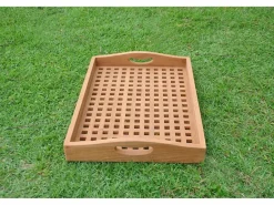 Concept-Usine Presentación Y Servicio|Bandeja de madera teca BAWA