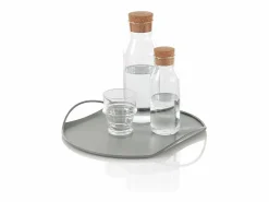 Materiales Y Utensilios De Cocina|Bandeja de metal para servir con diseño moderno Tab - oscuro