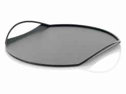 Bandeja de metal para servir con diseño moderno Tab - Negro Online