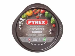 Pyrex Bandeja de pizza Asimetría antiadherente inox Ø32 cm Marru00f3n Discount
