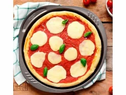 Pyrex Bandeja de pizza Asimetría antiadherente inox Ø32 cm Marru00f3n Discount