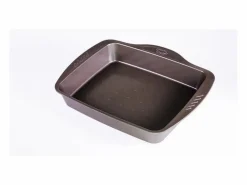 Pyrex Material Y Utensilios De Cocina|Bandeja honda para horno Asimetría antiadherente inox 27x35 cm