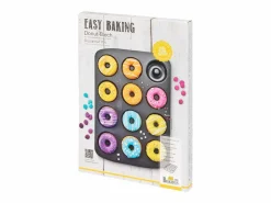 Bandeja para Donuts BIRKMANN Easy Baking 12 Moldes Ø7cm Acero al Carbono Antiadherente Resistente 37x26cm^ Discount