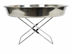The Home Deco Factory Bandeja para servir marisco con 22 accesorios Plateado