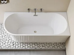 Shower & Design Baño de esquina derecho - 228 L - 170 x 75 x 59 cm - - Acrílico - PONTICOLA Blanco Best