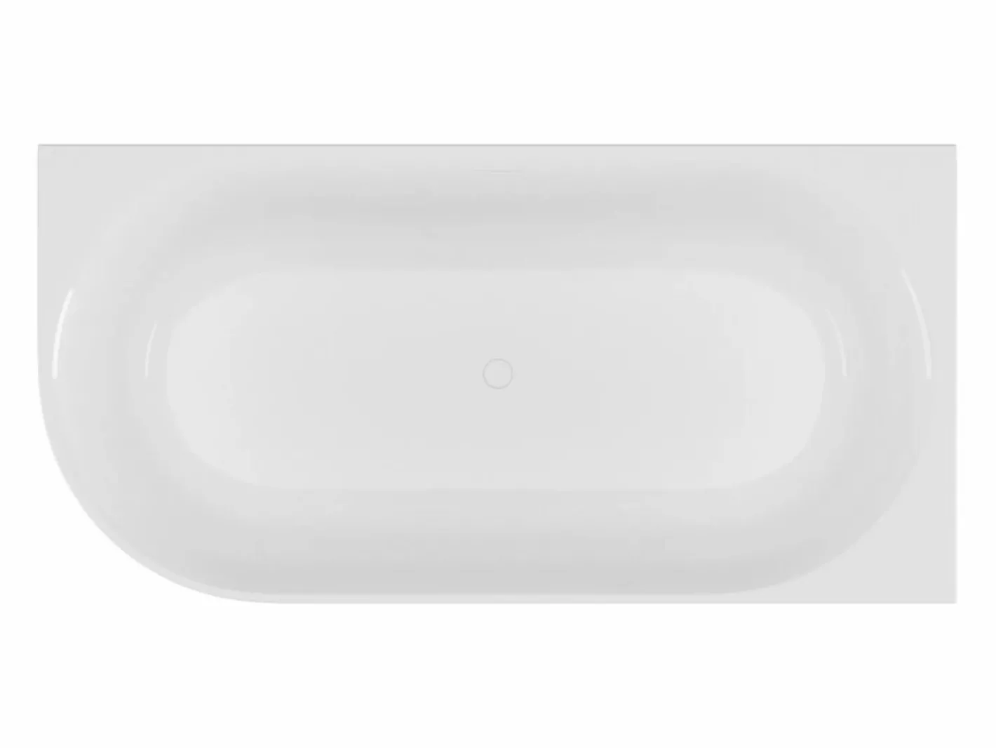 Baño de esquina estriado - 240L - mate - Acrílico - Ángulo recto - 170cm - BARBORI^Shower & Design Hot