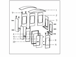 Baño de vapor 4 plazas con panel de control exterior ILIADE^Vente-unique Outlet
