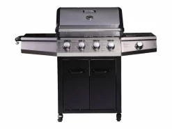 Barbacoa a gas "Bingo 5" - 5 quemadores (1 lateral) - 15.2kW + Funda de protección -^Habitat et jardin Outlet