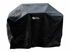 Habitat et jardin Barbacoa|Barbacoa a gas "Bingo 4" - 4 quemadores (1 lateral) - 14kW + Funda de protección- Plateado