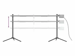 Barbacoa automática con motor acero inoxidable 150x46,5x82,5 cm ES642415^ Online