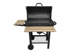 Barbacoa de carbón, parrilla y ahumador americano, ruedas y estantes^Sweeek Clearance