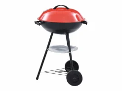 vidaxl Barbacoa de carbón portátil con ruedas XXL 44 cm Multicolor Best
