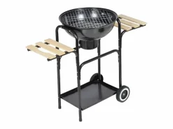 Barbacoa de carbón, redonda, Louisiana ES401347 Negro Discount