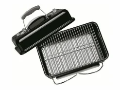 WEBER Barbacoa de Carbón Go-Anywhere - Parrilla de Acero Cromado - Mango de Nylon Reforzado - Garantía de 10 años Negro New