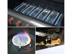 Sweeek Barbacoa|Barbacoa de gas de 7 quemadores con 1 quemador lateral