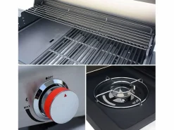 Sweeek Barbacoa|Barbacoa de gas de 7 quemadores con 1 quemador lateral
