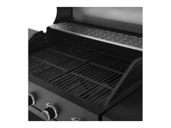Habitat et jardin Barbacoa de gas para cocina exterior - 12 kW - 4 fuegos - Negro Sale
