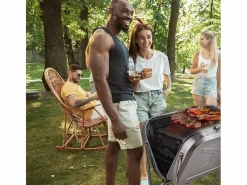 Barbacoa portátil con parrilla de carbón plegable Beech^AHD Hot