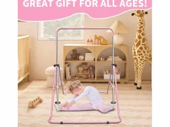 Barra de gimnasia extensible para niños, altura ajustable, plegable, de acero, (145 x 100 x 130 cm)^ Online