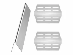 Materiales Y Utensilios De Cocina|Barras de Cubrequemadores y Difusor SucceBuy de Calor para Barbacoa 7PCs, Deflector de Grasa para Quemador 44,6 cm, para Barbacoas Weber Genesis Serie 300