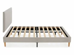 VS Venta-stock Somier Tapizado|Somier - 160X200Cm|Base tapizada + cabecero Bari 150x190 cm