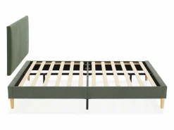 VS Venta-stock Somier Tapizado|Somier - 140X190Cm|Base tapizada + cabecero Bari 140x190 cm