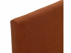 VS Venta-stock Base tapizada + cabecero Bari 140x200 cm Teja Rojo Hot