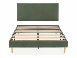 VS Venta-stock Base tapizada + cabecero Bari 140x200 cm Verde Outlet