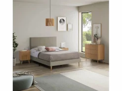 VS Venta-stock Base tapizada Aura 140x200 cm Beige Best