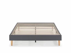 Base tapizada Aura 150x190 cm Gris Oscuro^VS Venta-stock New