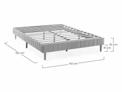Base tapizada Eris 140x190 cm color^VS Venta-stock Best