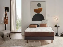 Base Tapizada Con Patas | Medidas 90x190 | Base francesa Descansin | Lujo a tu Alcance Gris Sale
