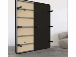 Base Tapizada 140x190 - Nalui Negro Hot