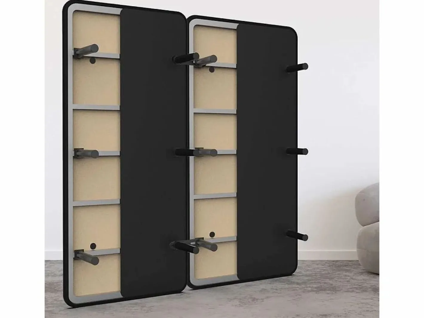 Base Tapizada 140x190 - Nalui Negro Hot