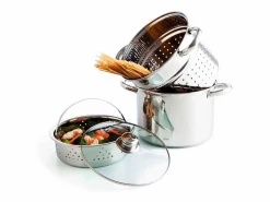 Material Y Utensilios De Cocina|Batería de cocina 4 piezas Gastro Fresh Quid acero inoxidable Ø22 cm