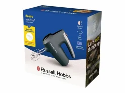 Pequeño Electrodoméstico|Batidora de mano Russell Hobbs Desire Matte Charcoal 185W, 5 velocidades, diseño elegante mate