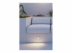 Beneito & Faure - Baliza empotrada LED Mis R Wall de 3 W - Baliza redonda IP65 con interruptor 2700K/3200K/4000K - Color^ Online