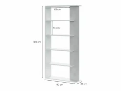 Biblioteca separadora de espacios - A180 cm - Alida^Loungitude Clearance