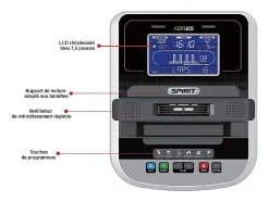 Bicicleta Estática|Bicicleta elíptica de fitness XE195 - Spirit Fitness