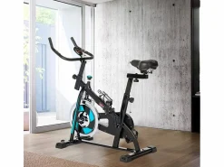 Leonardo Bicicleta estática indoor Fit Bike con volante de inercia profesional 8kg Minerva - Azul New